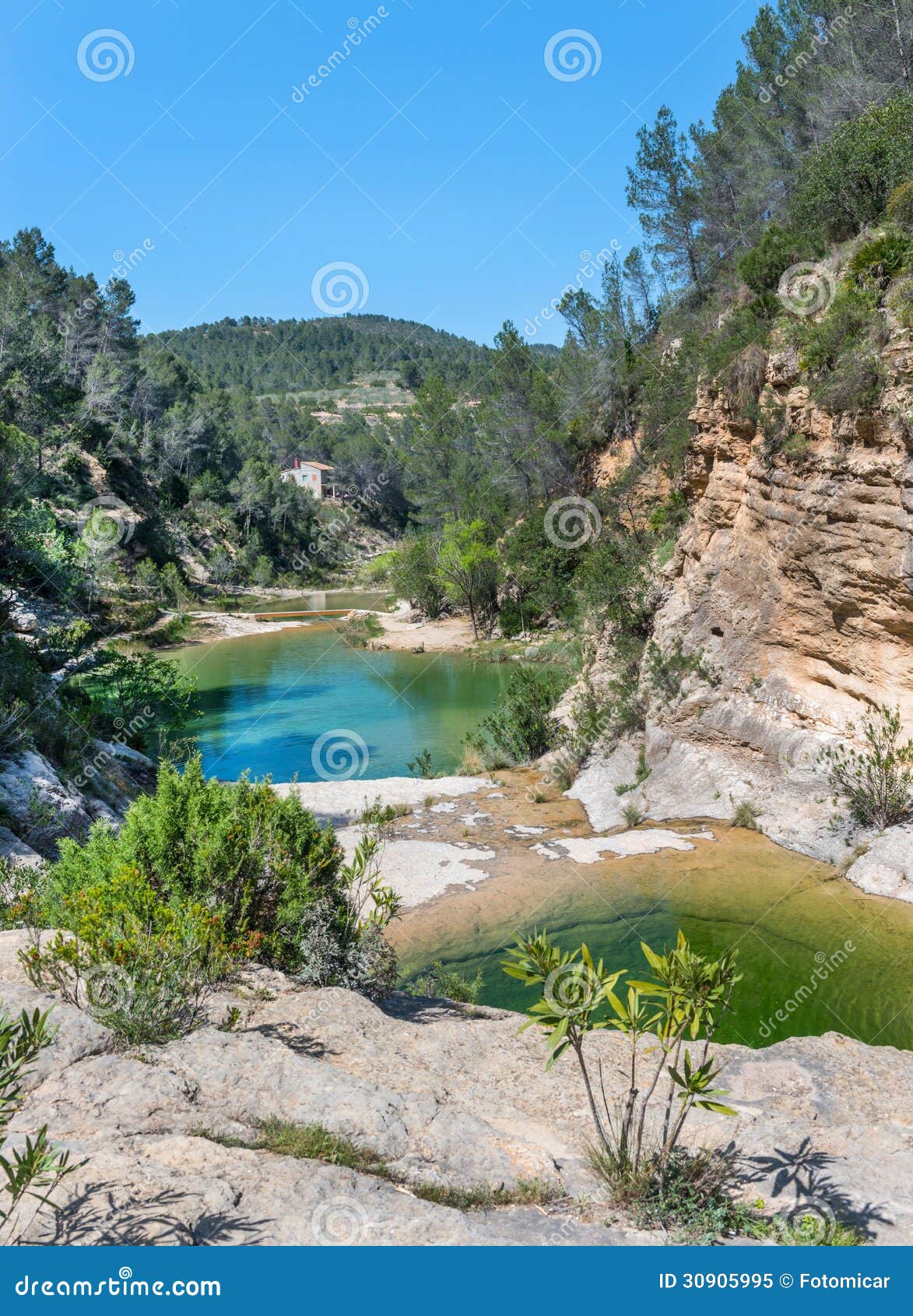 los charcos waterfall