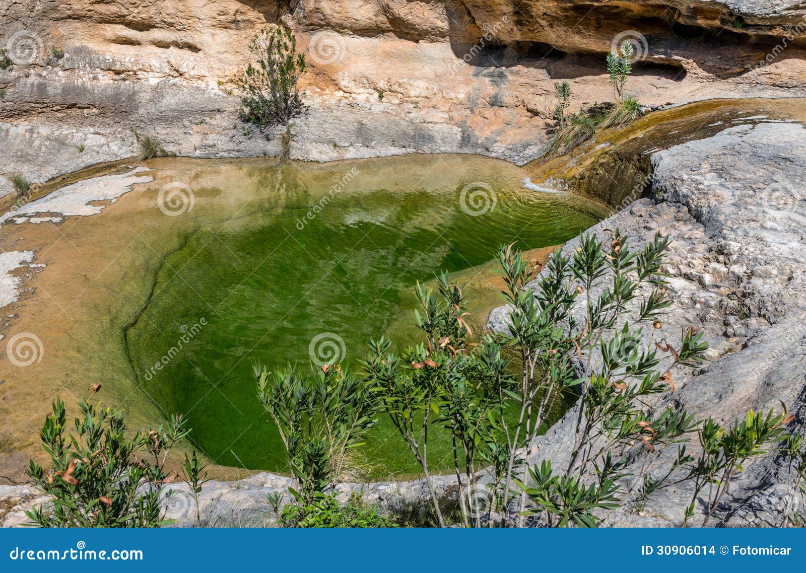 los charcos waterfall