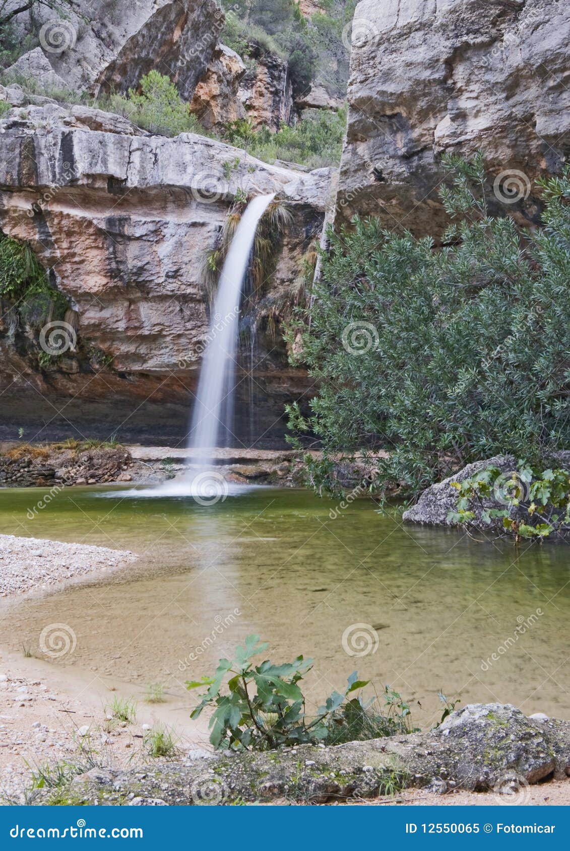 los charcos waterfall spain