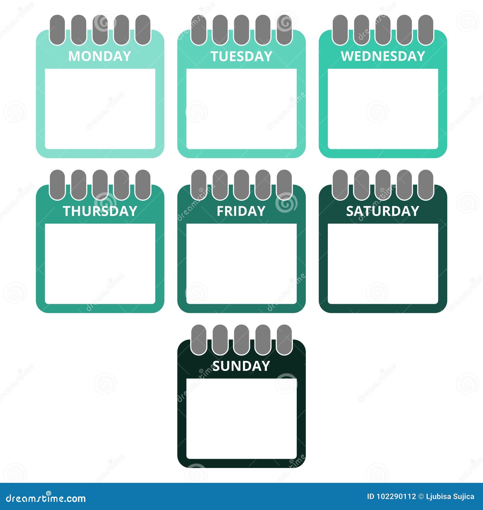 Los Dias De La Semana Calendario Cubren Con Los Dias De La Semana Ilustracion Del Vector Ilustracion De Semana Calendario 102290112 calendario de dias de la semana