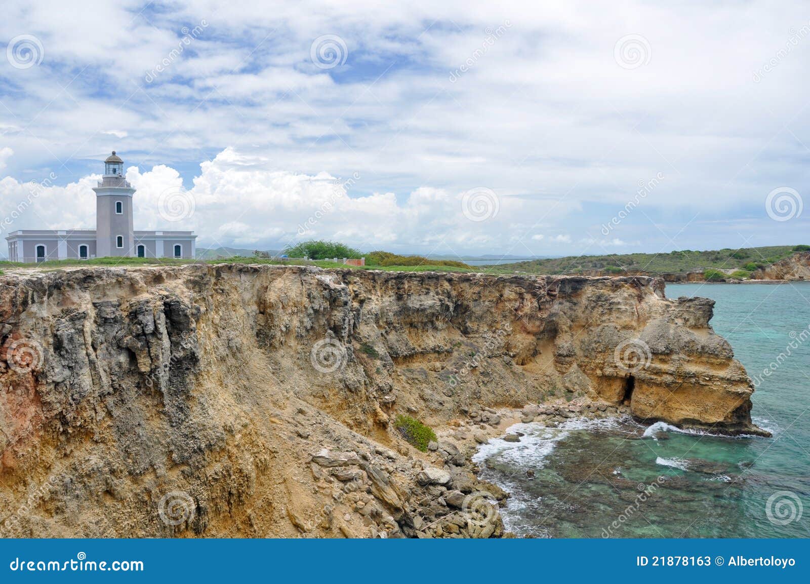 los morillos lighthouse at rojo cape (puerto rico)