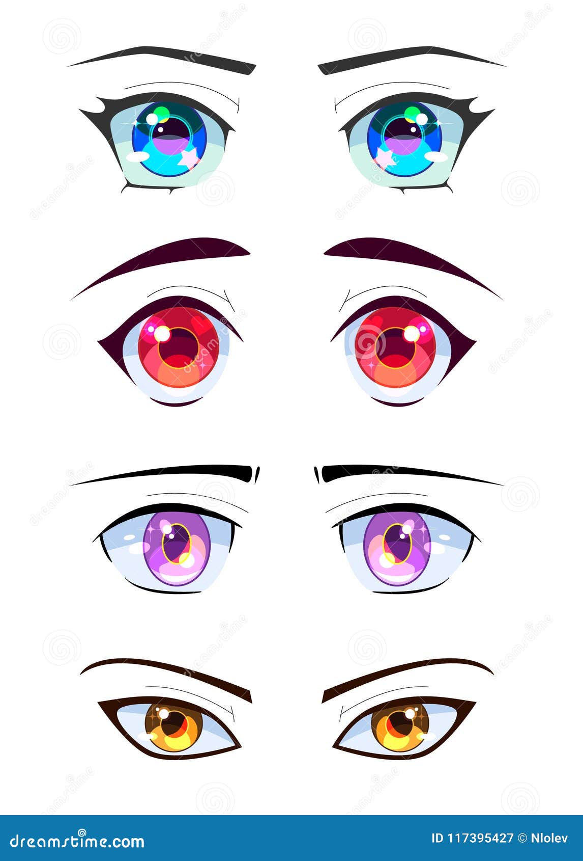 Los Ojos Del Anime Fijaron Fondo Blanco Ilustración del Vector - Ilustración de ojos, chispa: 117395427 Los Ojos Del Anime Fijaron Fondo Blanco Ilustración del Vector - Ilustración de ojos, chispa: 117395427