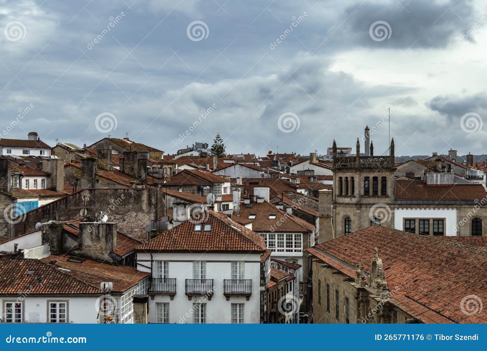 the rooftops of the city