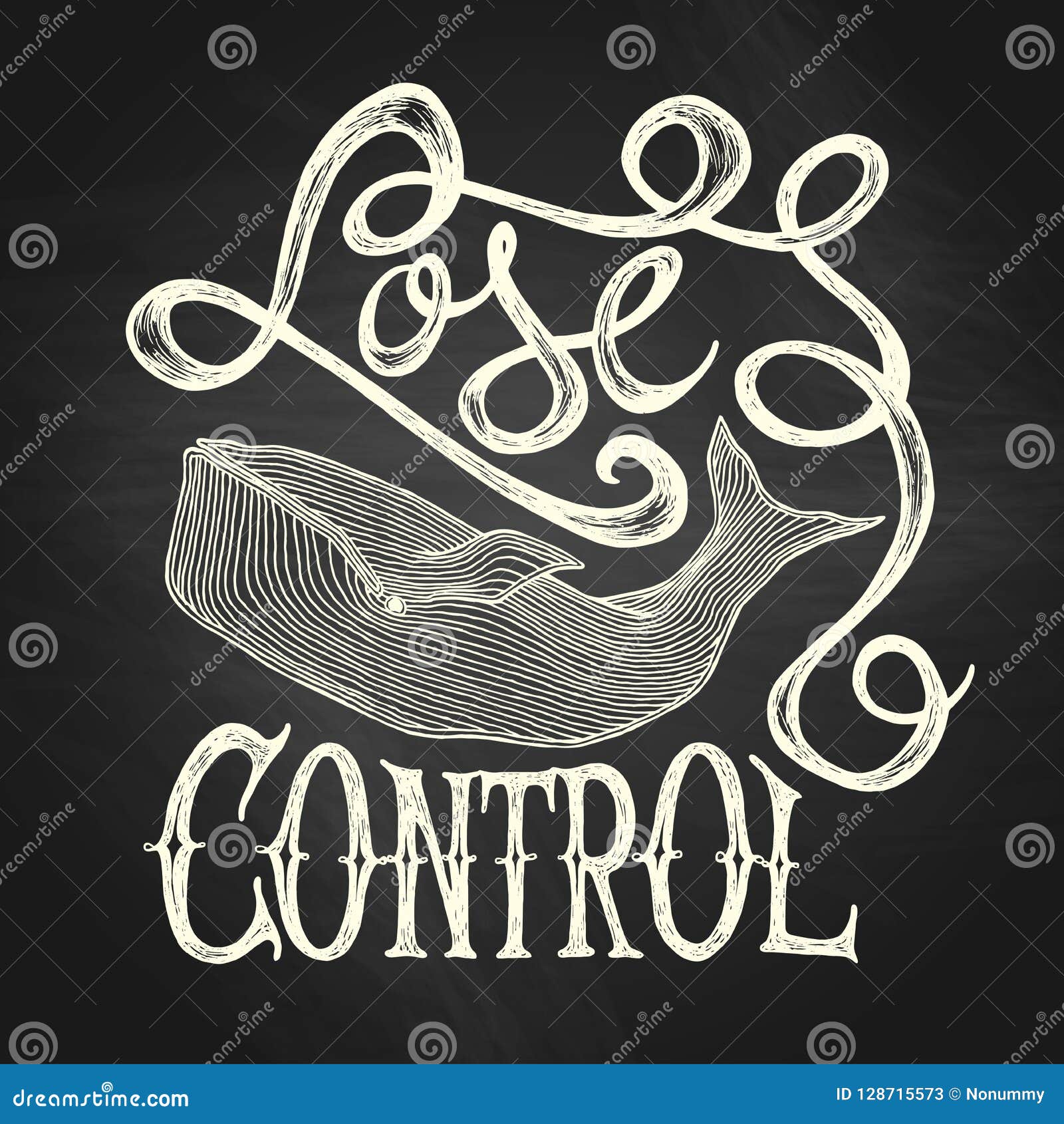 lose control - black and white while