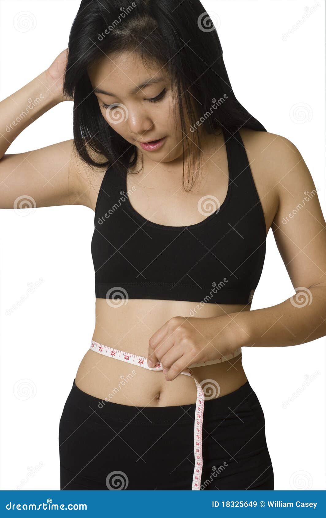 163 Woman Measuring Her Bra Size Tape Measure Stock Photos - Free