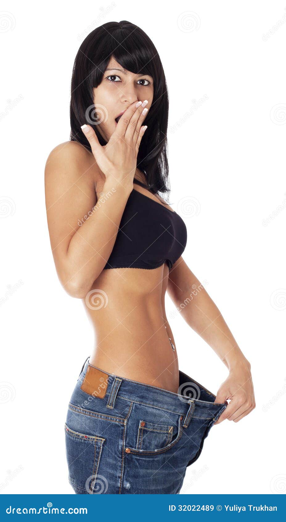 Losing weight. stock image. Image of beautiful, ecstasy - 32022489