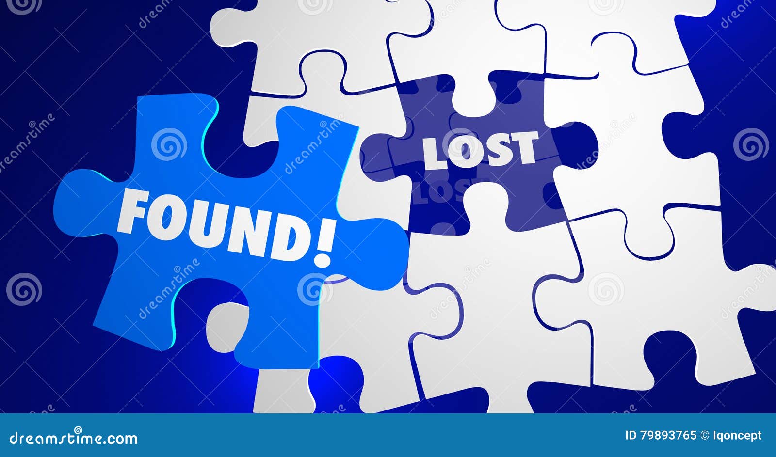 lost and found puzzle piece locate misplaced