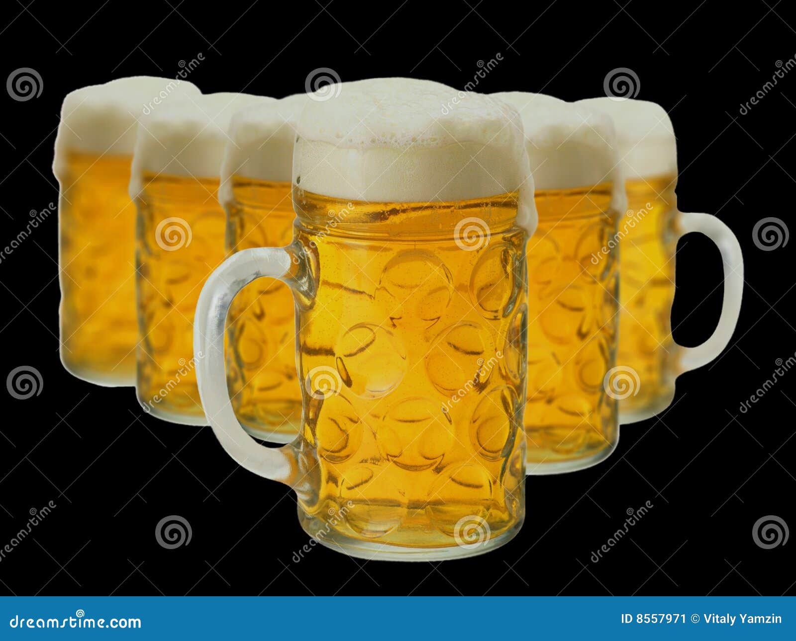 Lot of beer glass stock image. Image of glass, brewed 8557971