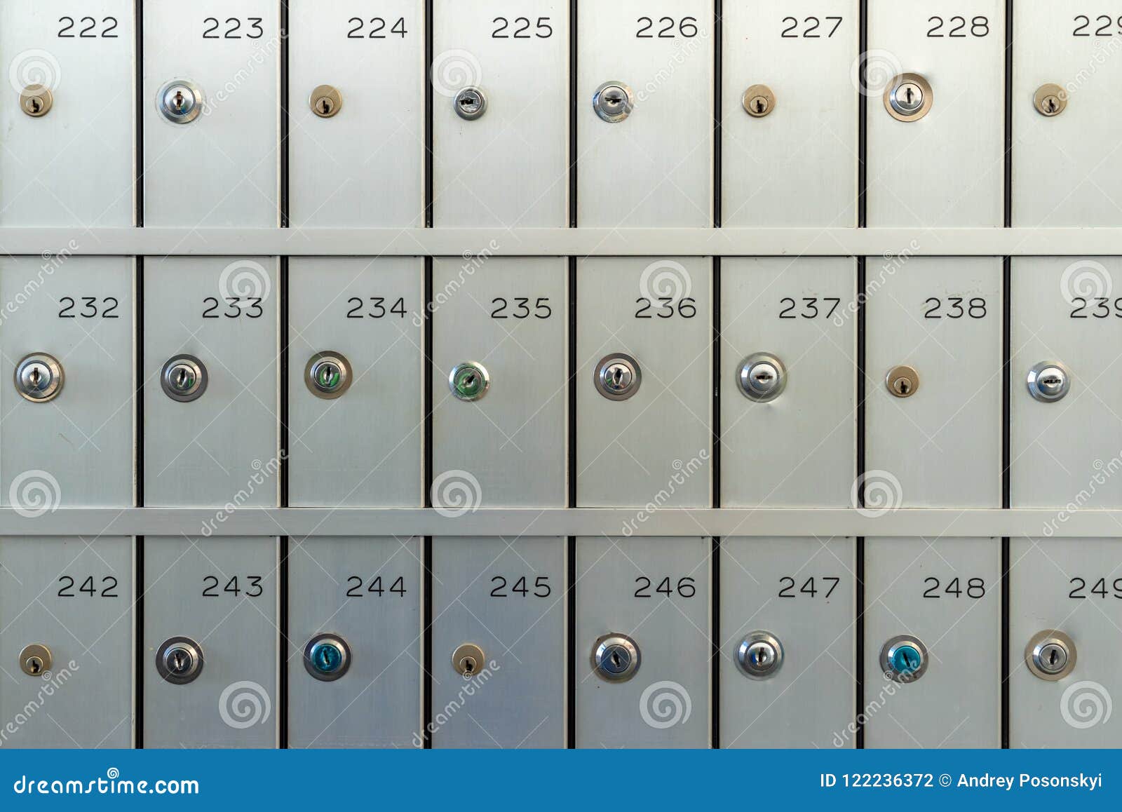 Safe Deposit Boxes For Rent Stock Photo Image of gray, private 122236372