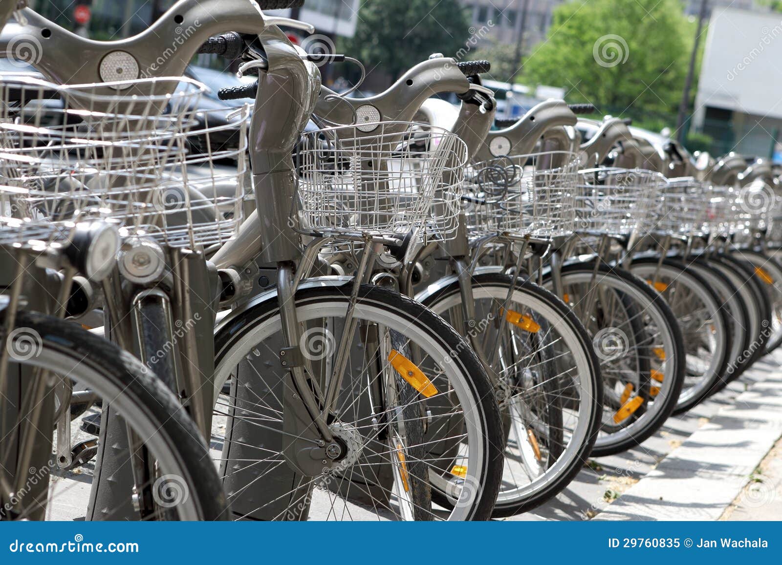 City bikes for rent stock image. Image of rental, traffic 29760835