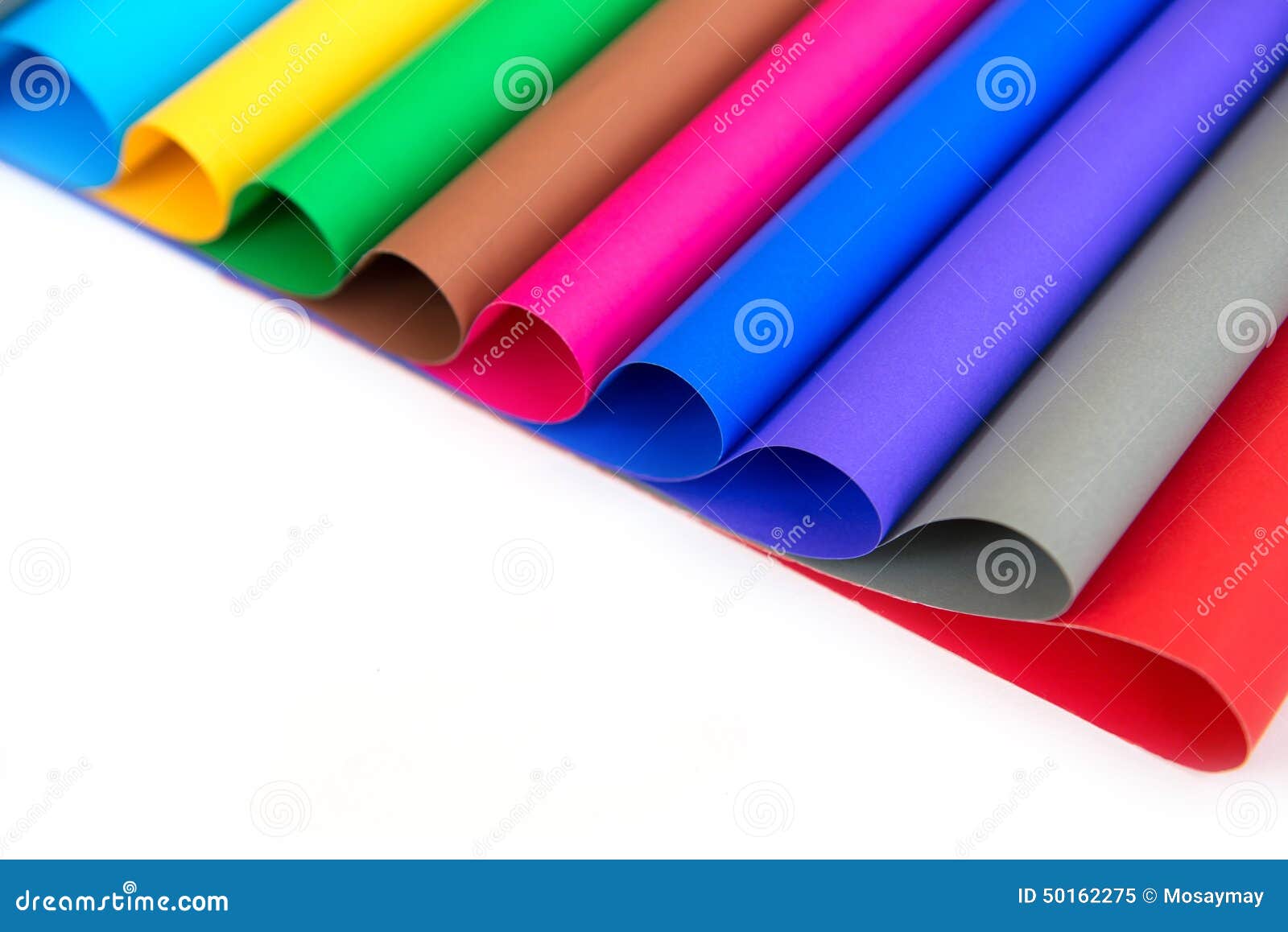Lot of Color Paper for Crafts Idea Stock Image - Image of paper