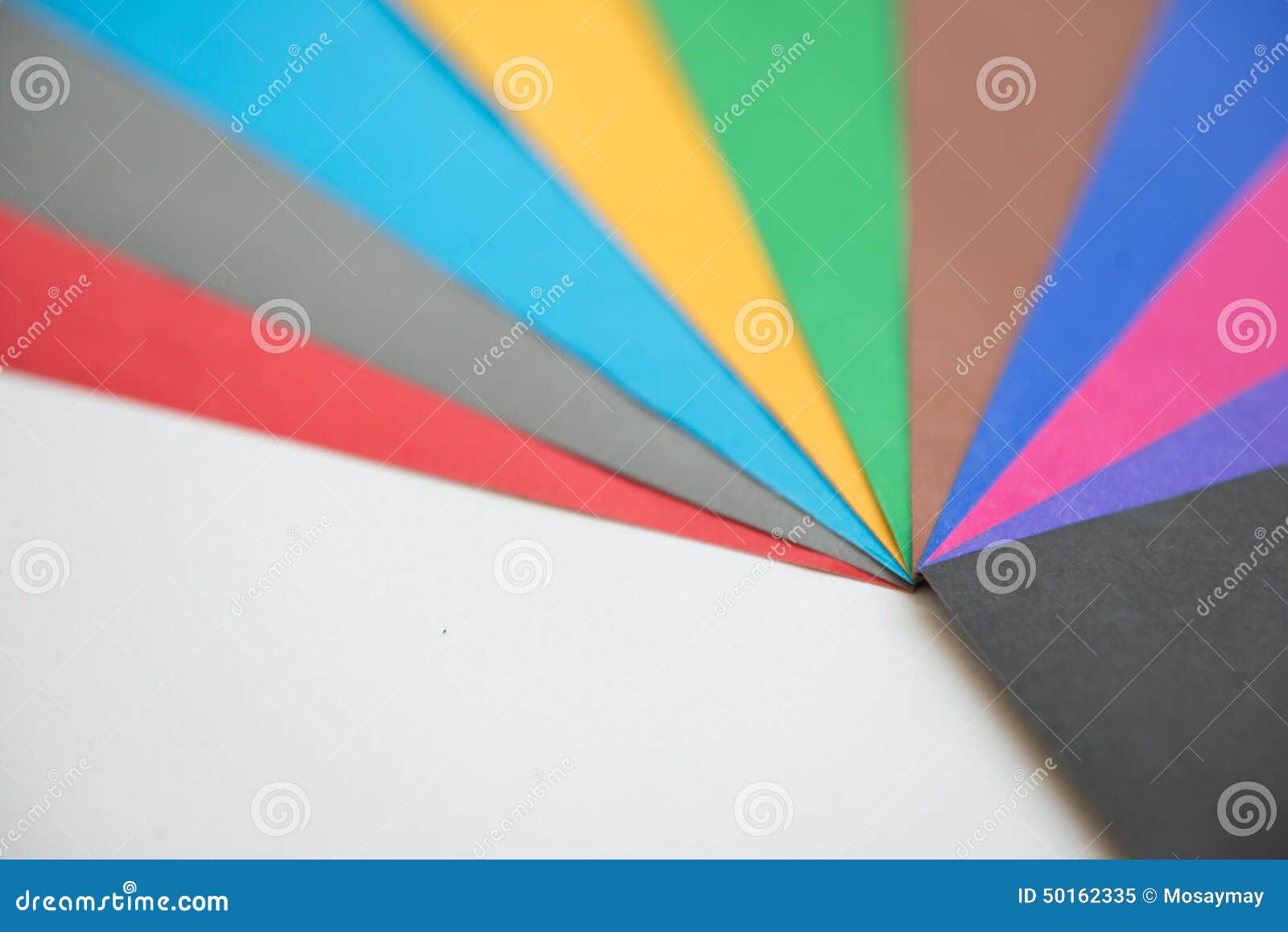 Lot of Color Paper for Crafts Idea Stock Image - Image of white