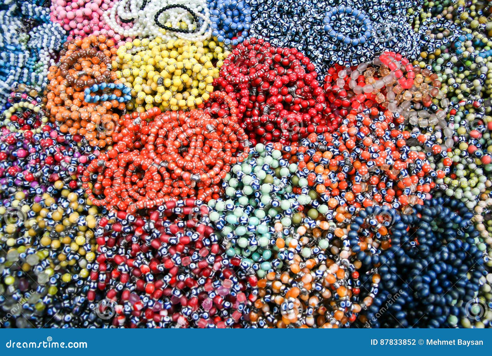 Lot of colored beads stock photo. Image of hobby, fashion - 87833852