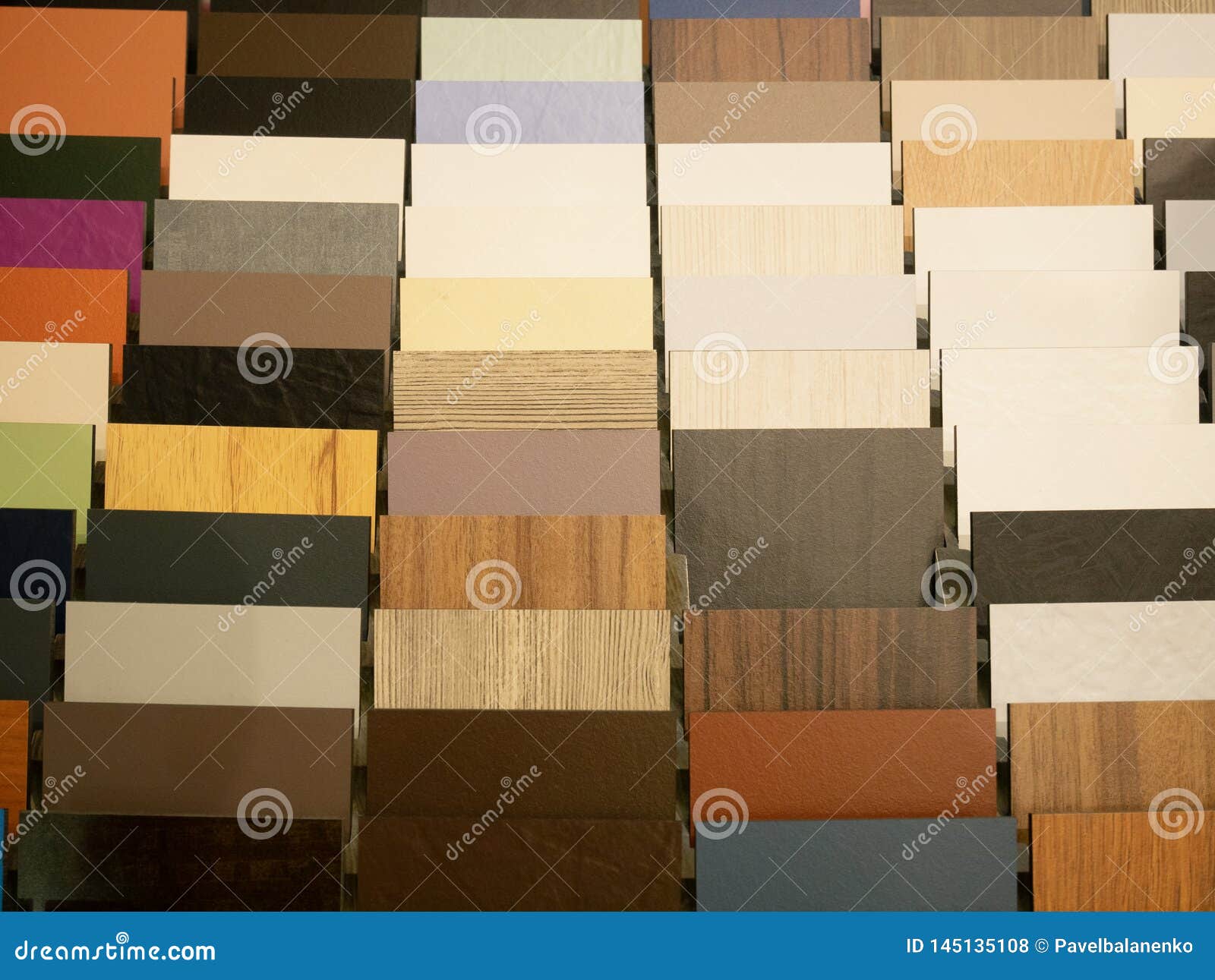Lot of Decoration Materials Samples at Diy Hardware Store Warehouse