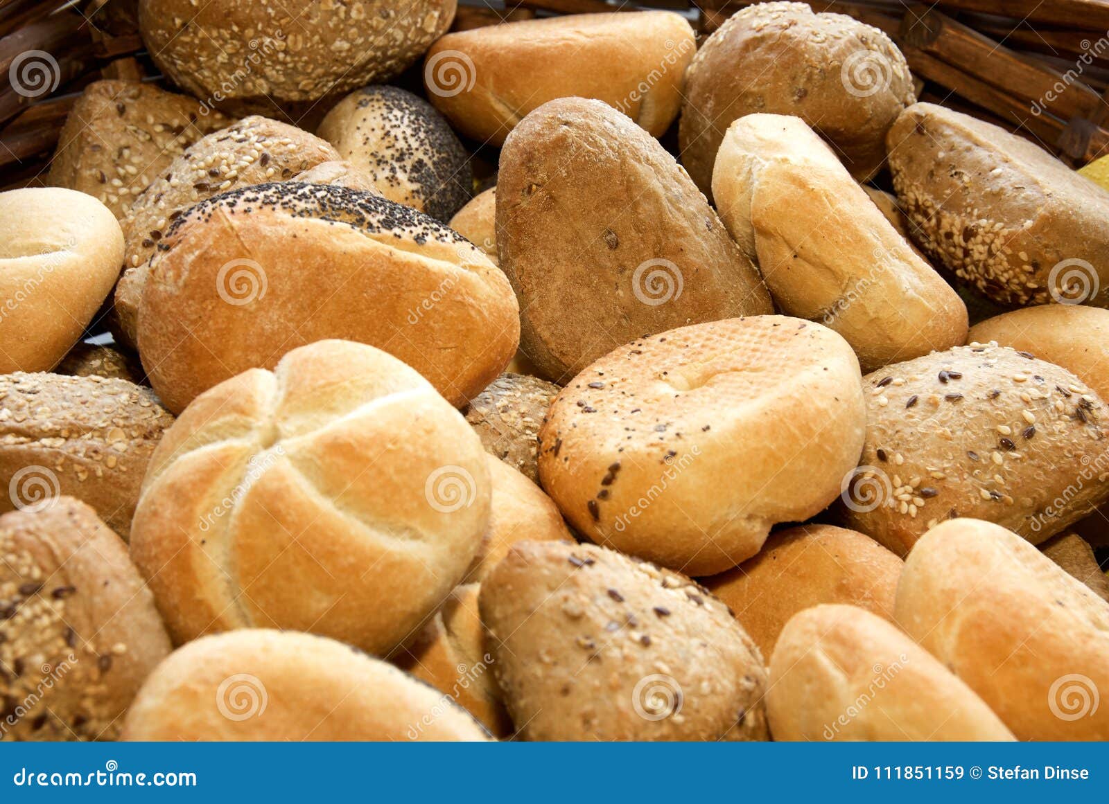 A Lot of Different Fresh Buns from Bakery Stock Image Image of bread, delicious 111851159