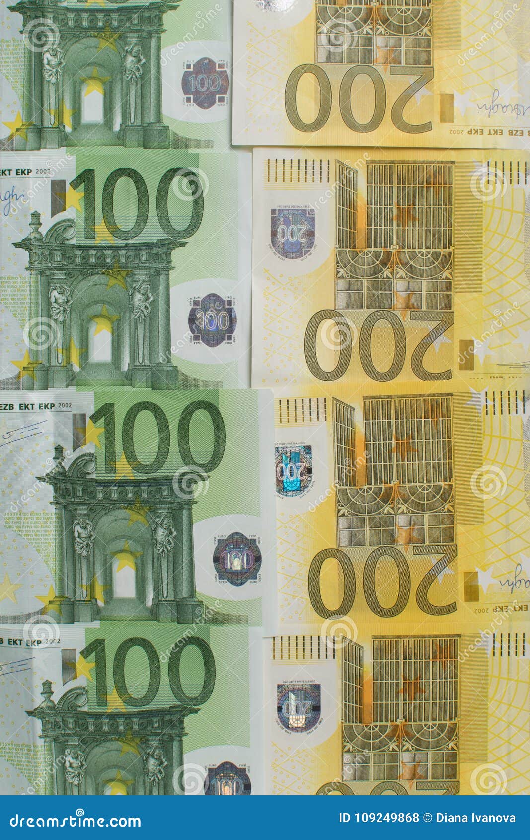 a lot off euros cash