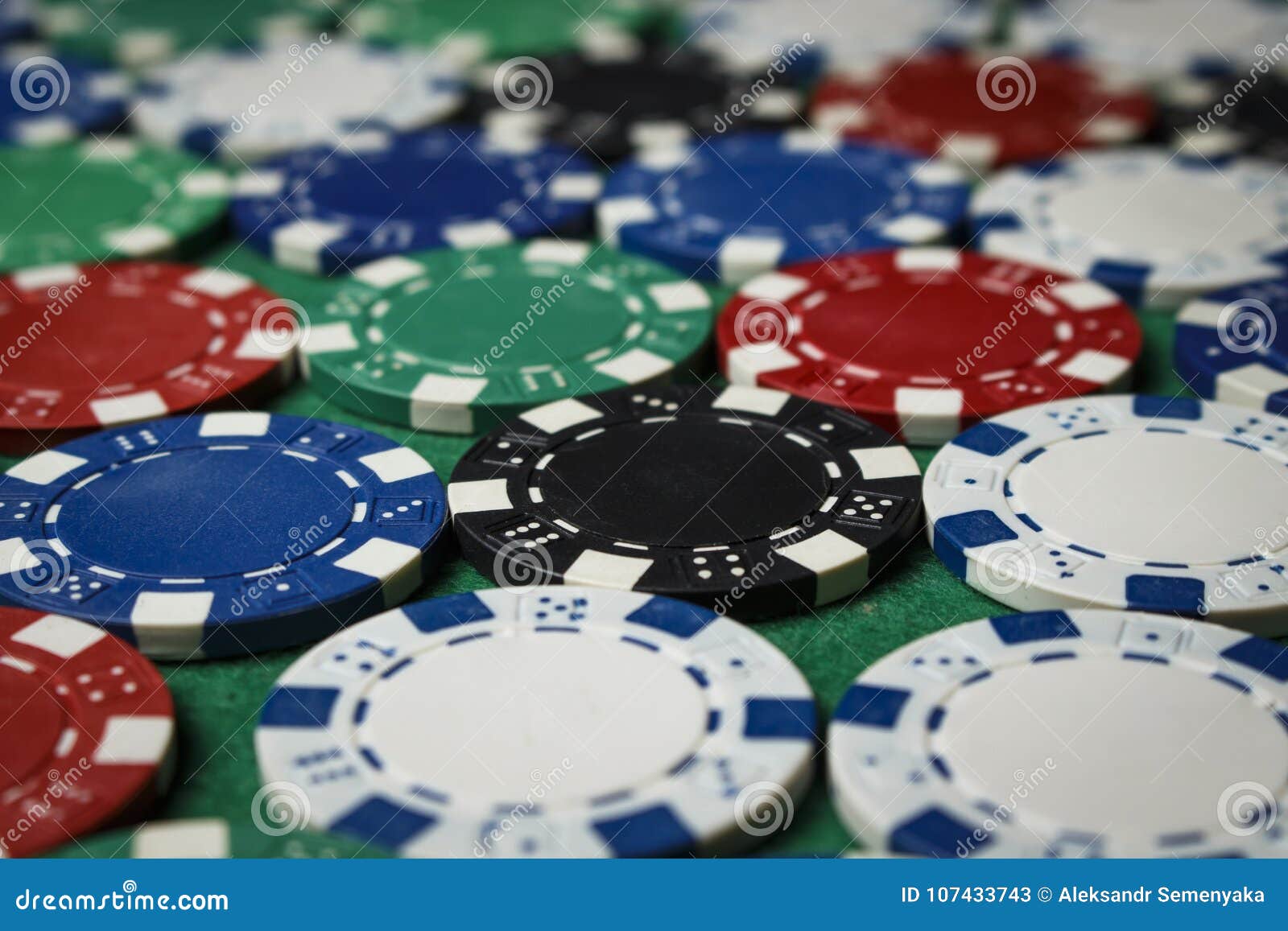A Lot of Poker Chips on the Table Stock Image Image of chips, gamble 107433743