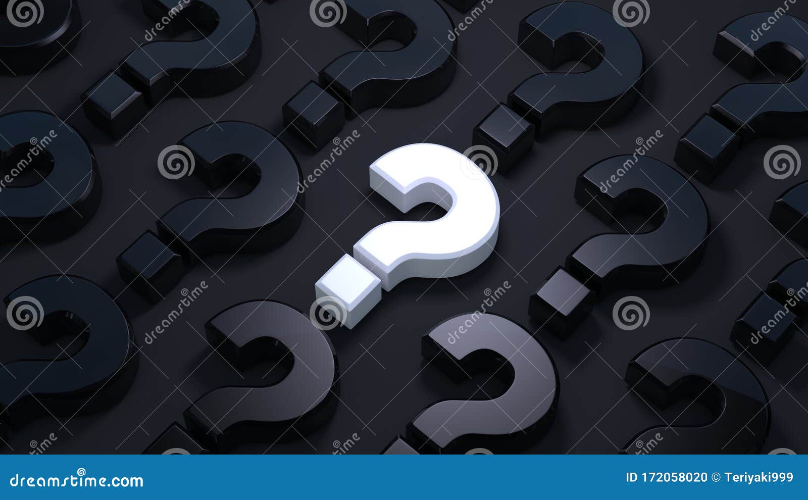 a lot of question mark on a dark background.