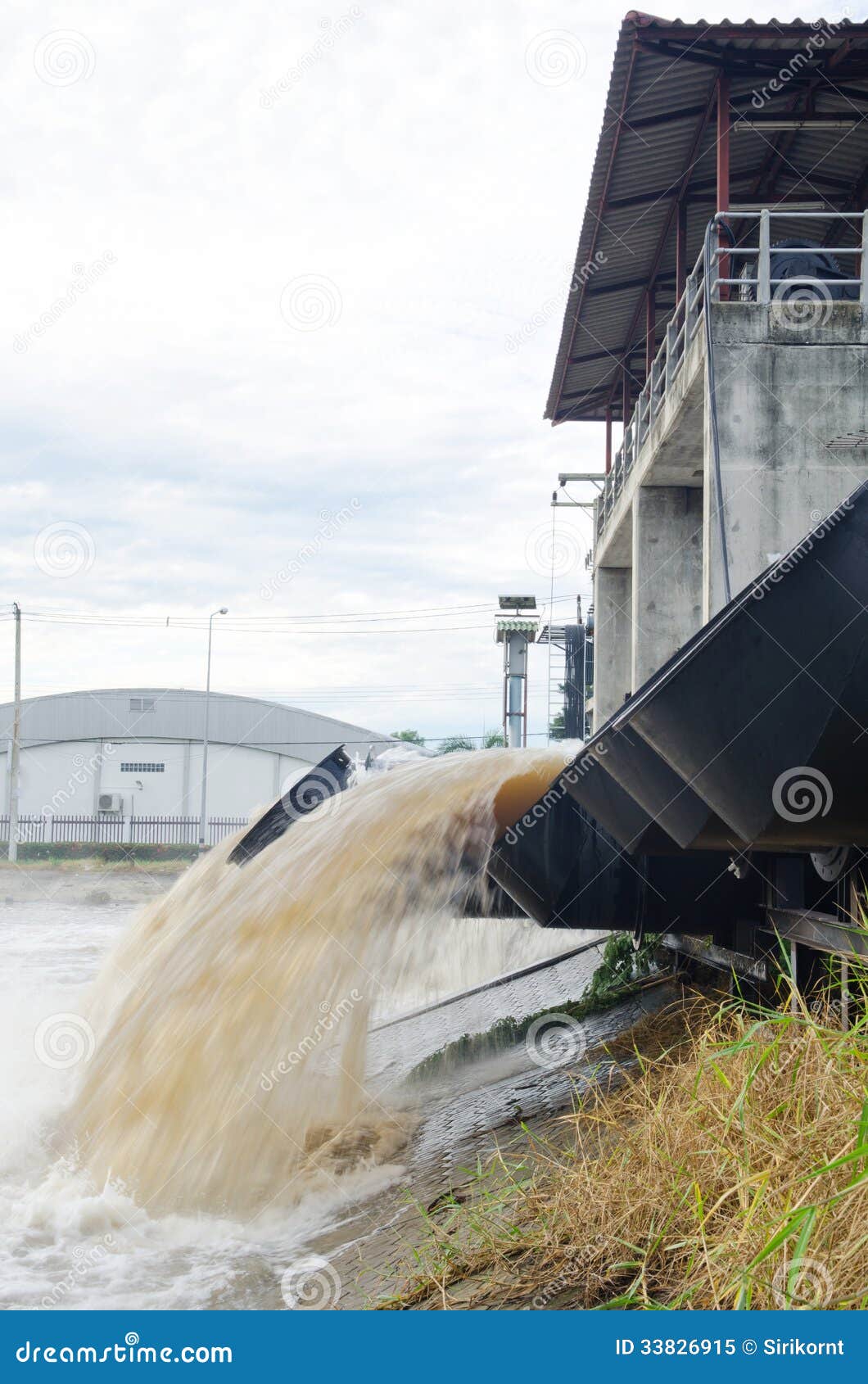 Lot of water pipe. stock image. Image of drain, cloud - 33826915