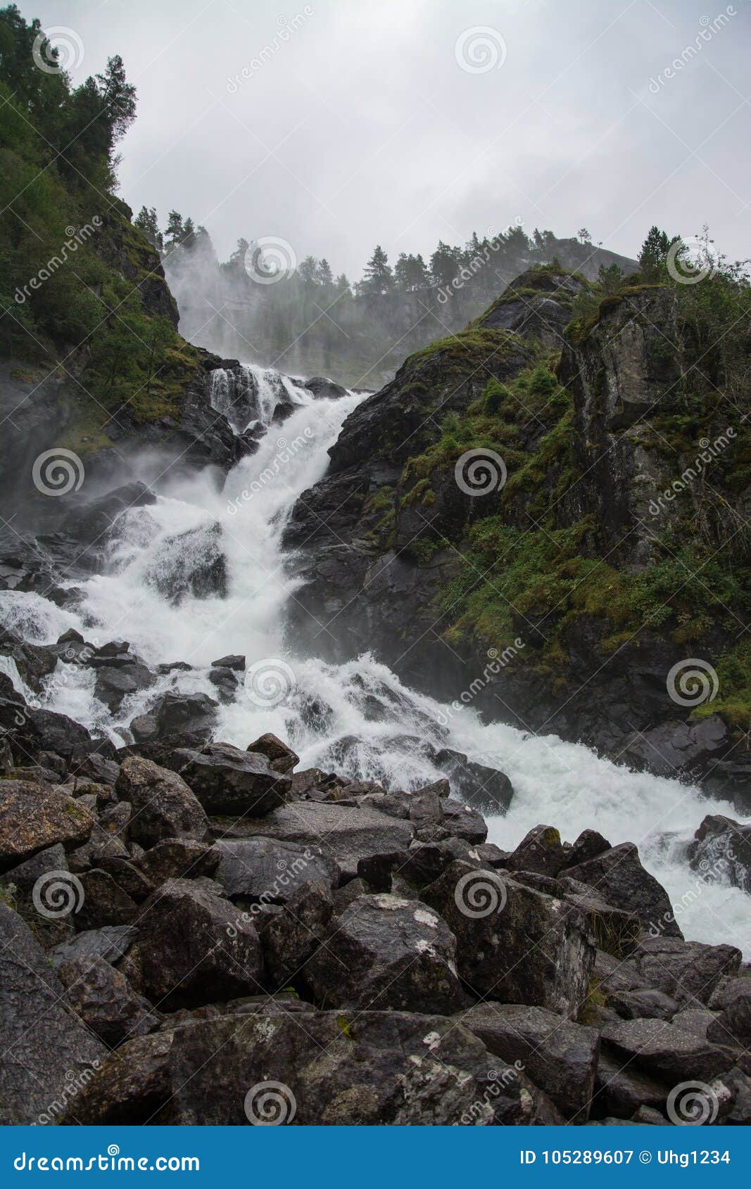 lotefossen, hordaland, norway