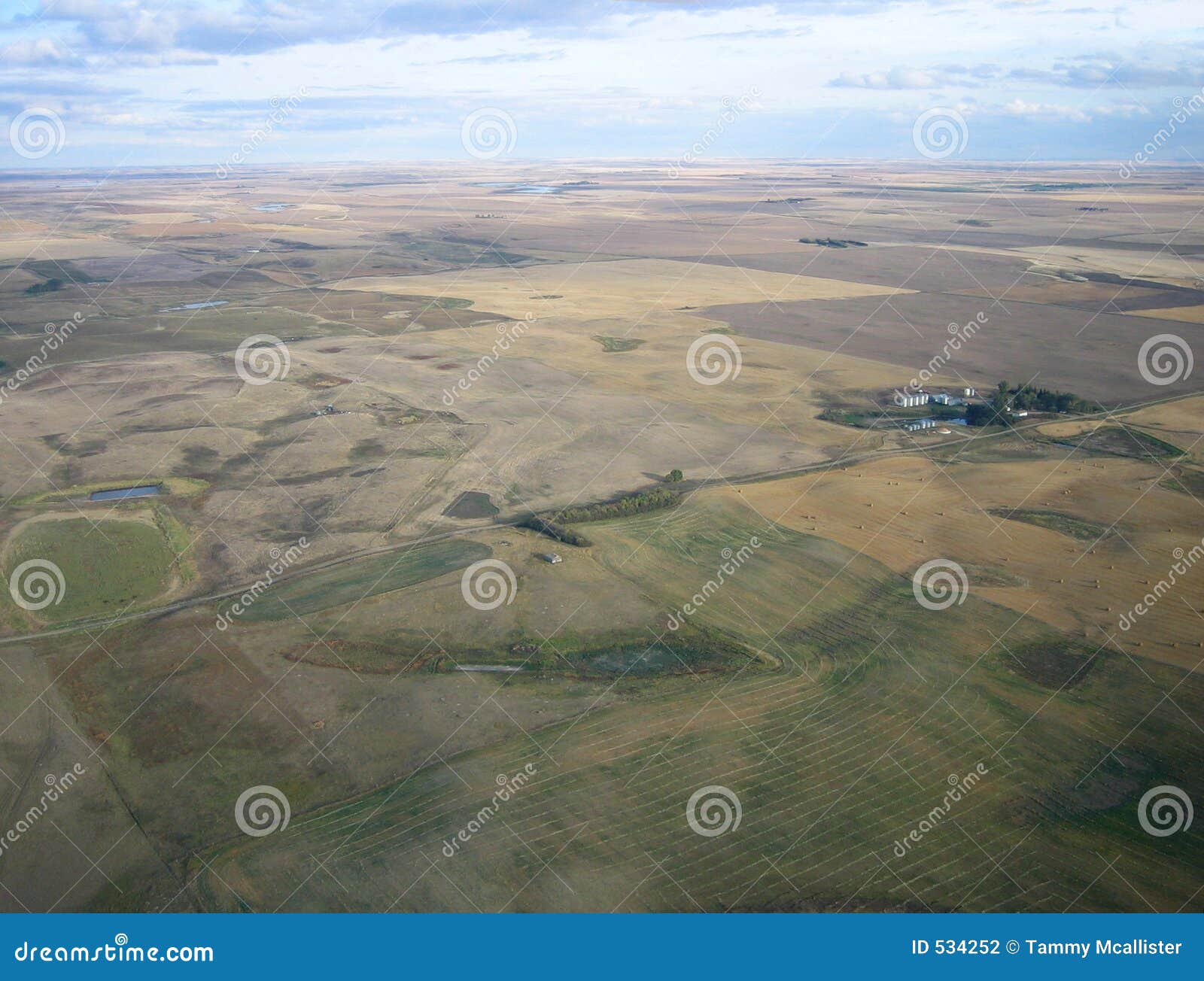 Lotniczy Saskatchewan strzał. Antena hodowli strzał Saskatchewan izolacji