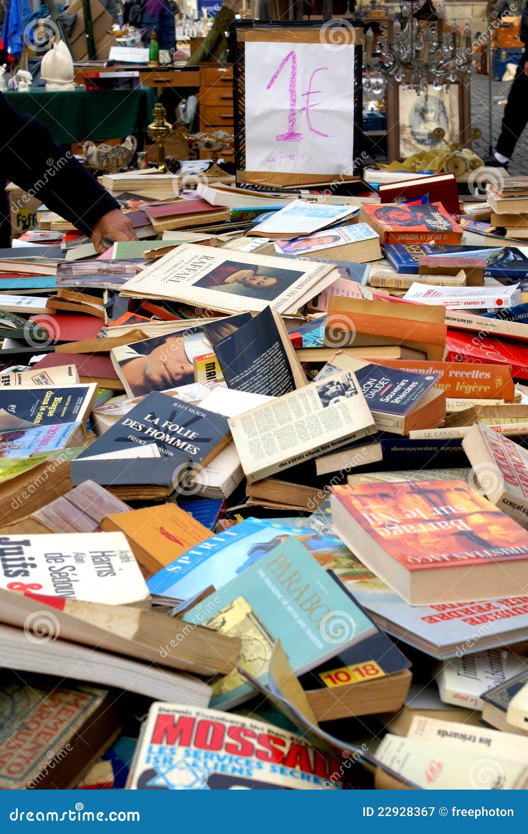 Lots Of Books In Flea Market Editorial Photography Image 22928367