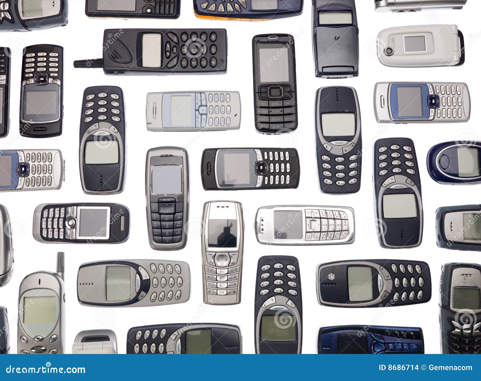 Lots of cellphones stock photo. Image of mobile, ring 8686714