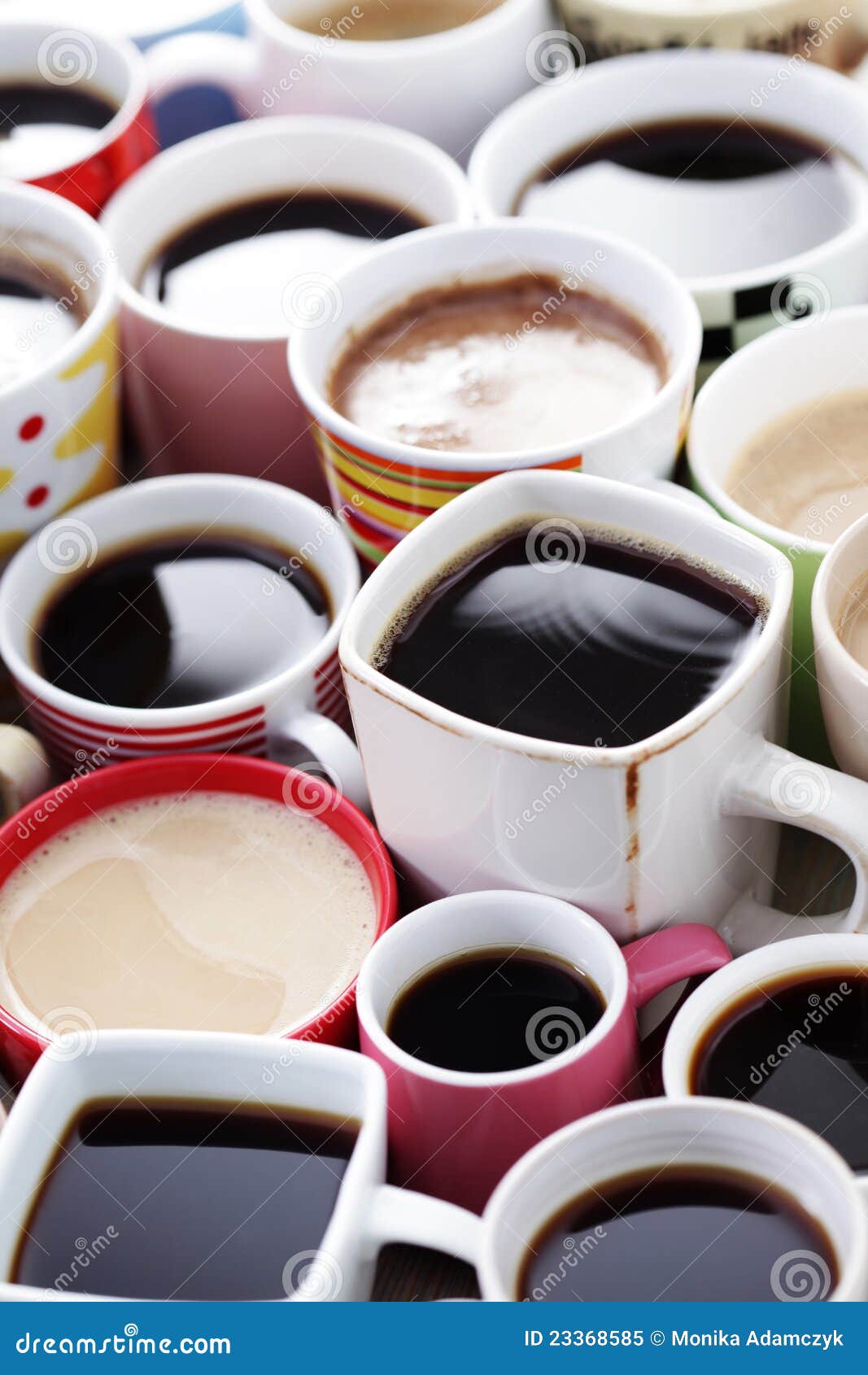 Lots of coffee! stock image. Image of break, coffee, cafe 23368585