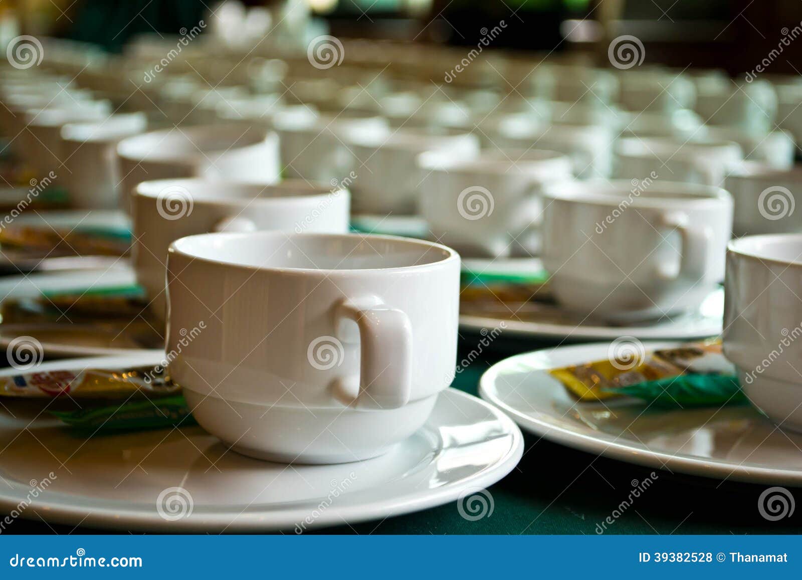 Lots of Coffee in Cups on the Table Stock Photo Image of coffee