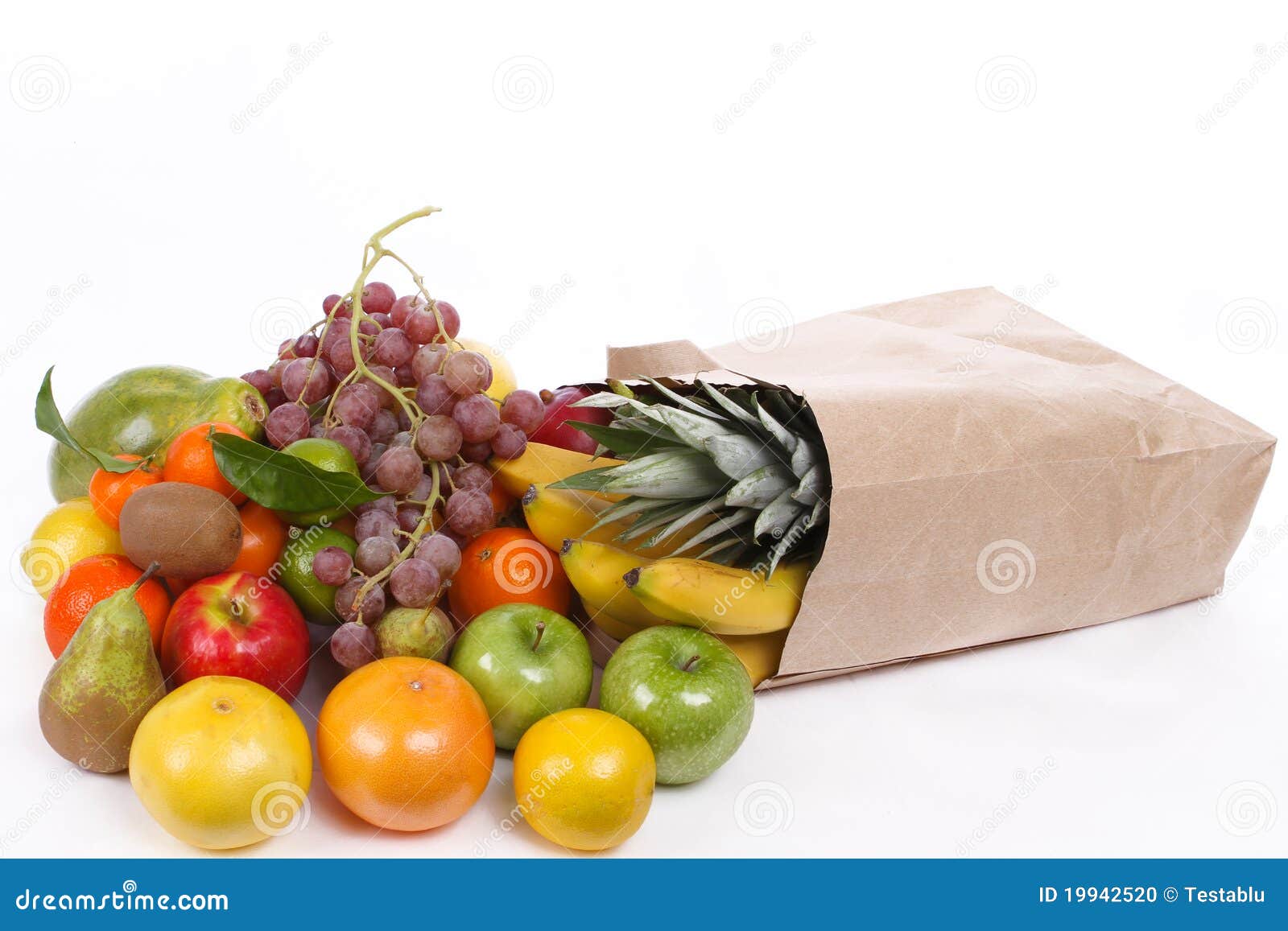 Lots of Fresh Fruit in the Bag Stock Photo Image of stack, supermarket 19942520