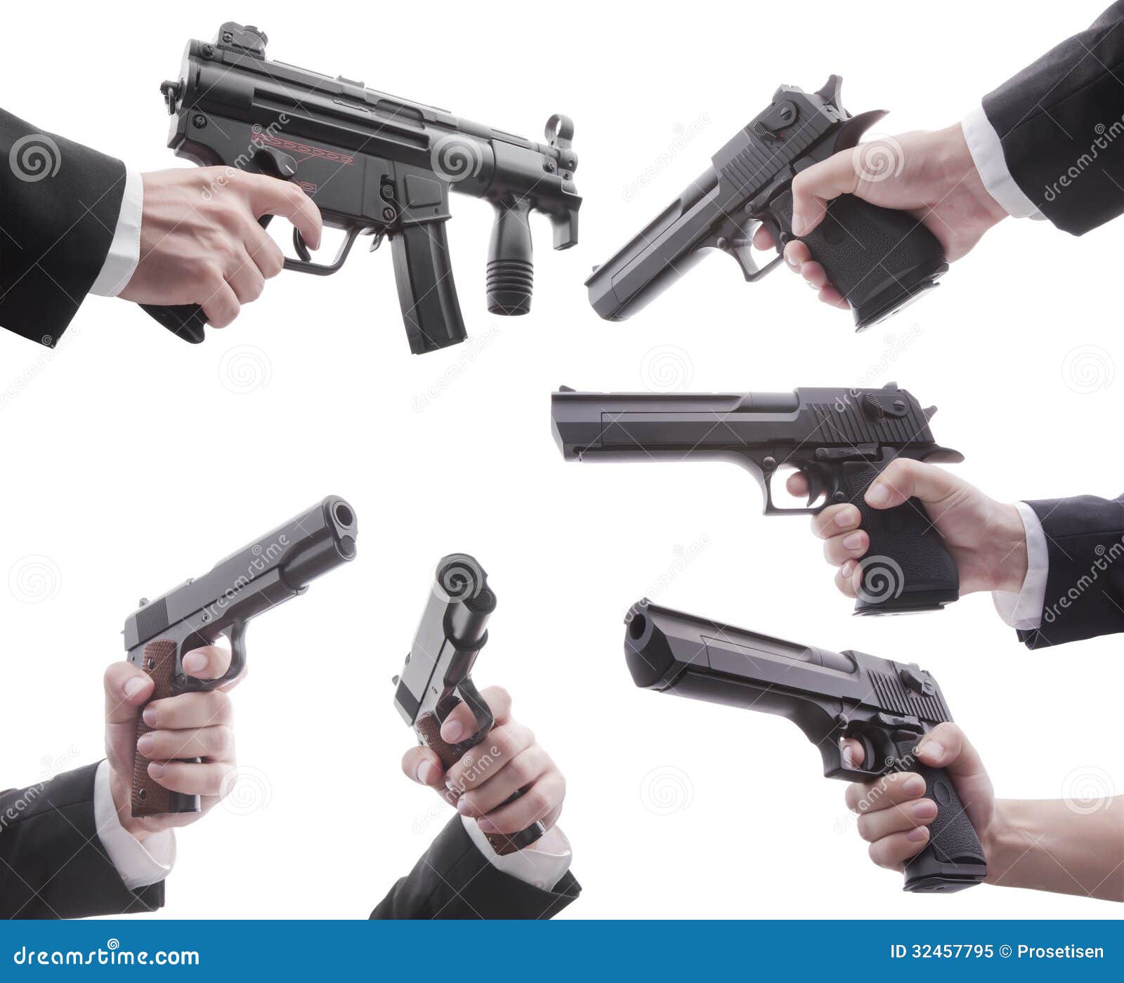 Lots of guns stock image. Image of hand, shot, eagle 32457795