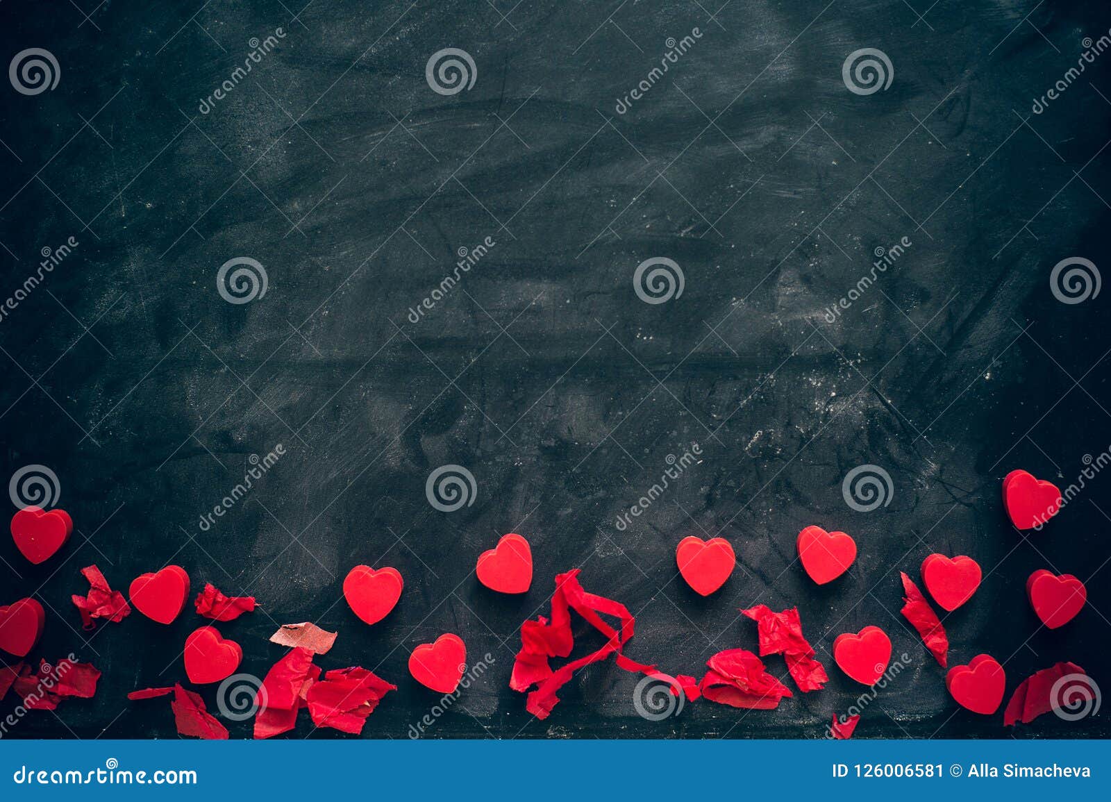 Lots of Little Red Hearts on Black Background. Romantic Love Background for  Valentine`s Day, Birthday, Party, Wedding. Stock Image - Image of idea,  black: 126006581