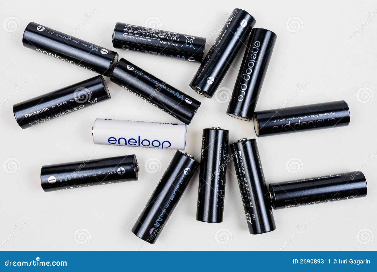 AA HR6 Panasonic Eneloop PRO 2550mAh 1.2V Rechargeable Battery for