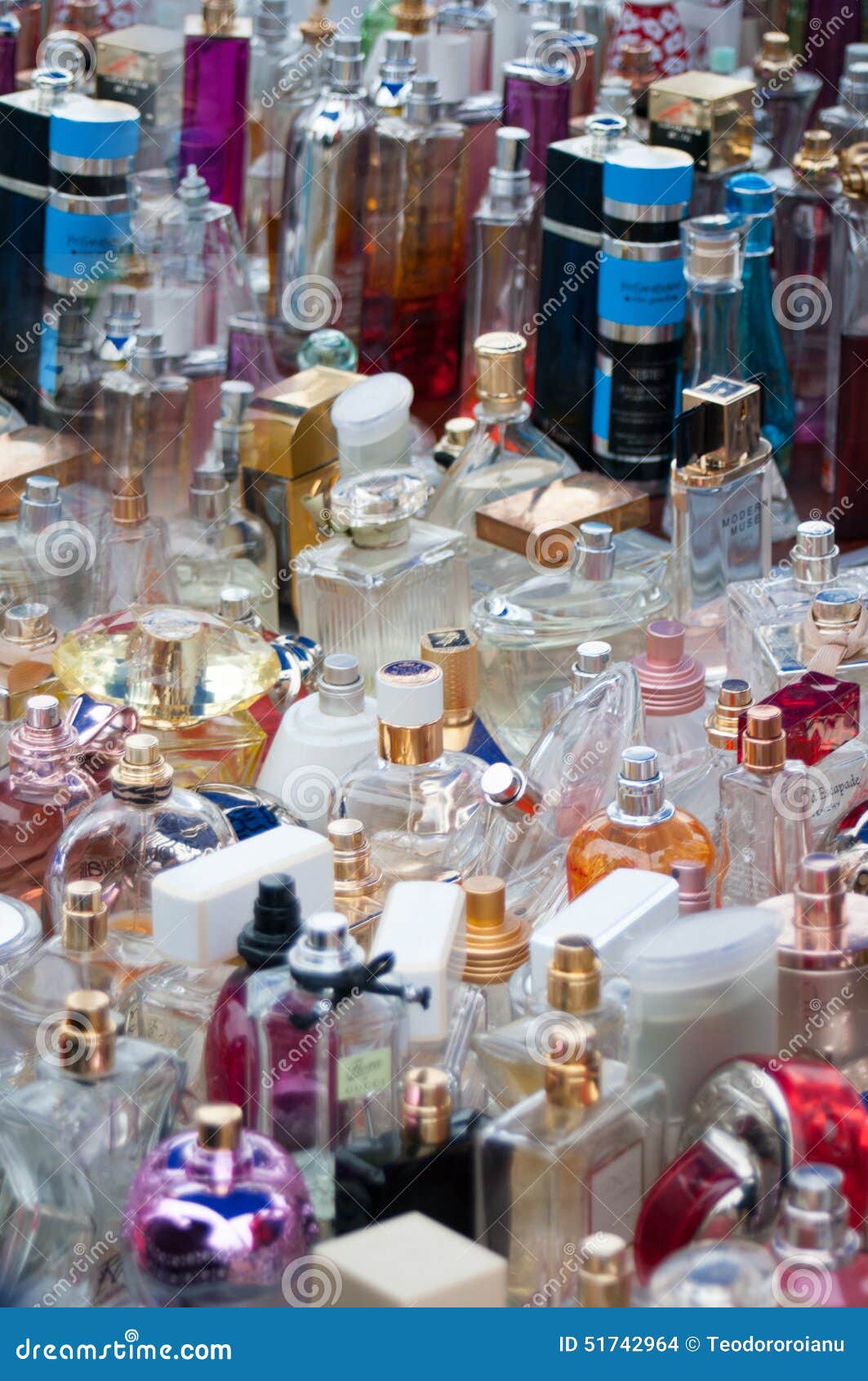 Lots of perfume bottles editorial stock image. Image of bouquets 51742964