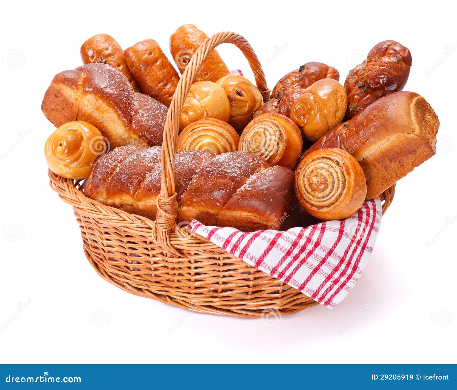 Lots Of Sweet Bakery Products Stock Image Image of white, wicker
