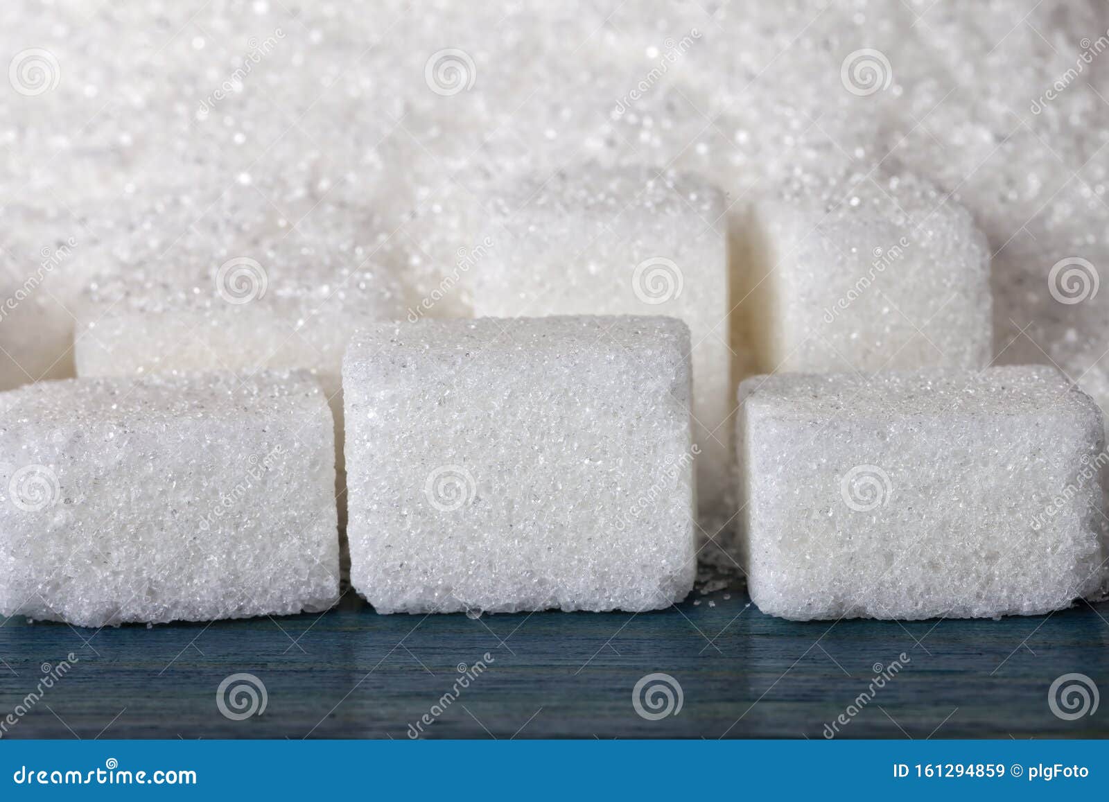 Lots of White Sugar with Some Lumps Stock Image - Image of closeup ...