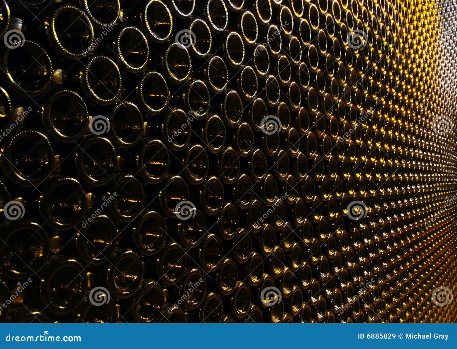 lots of wine bottles stacked