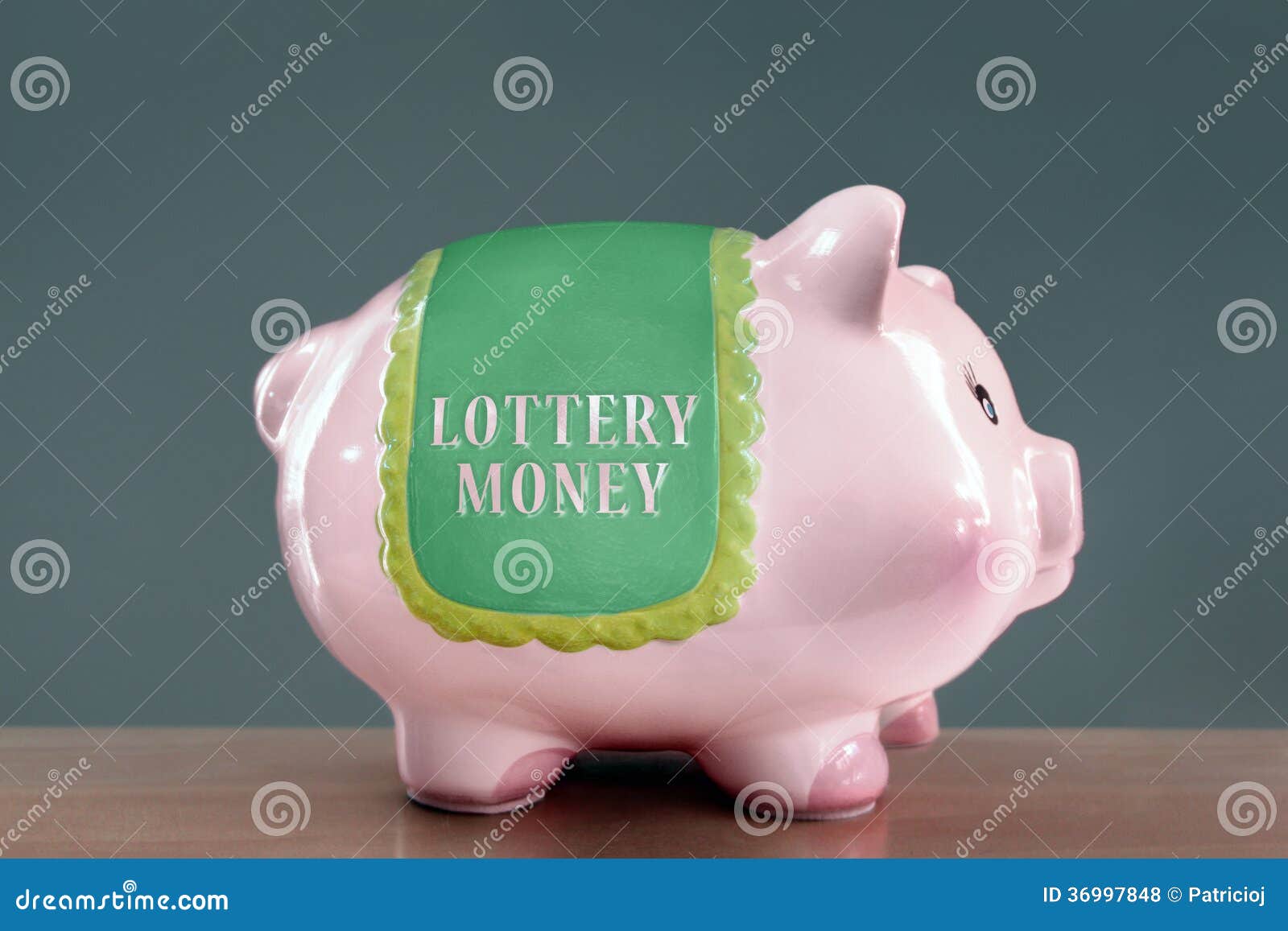 lottery money piggy bank