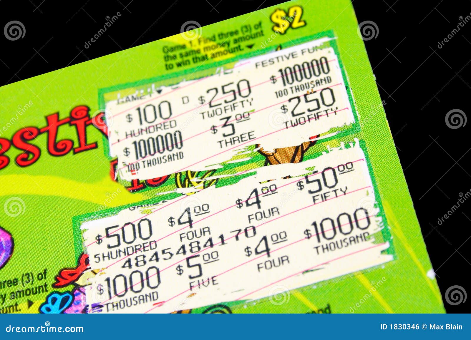 Lottery ticket Royalty Free Vector Image - VectorStock