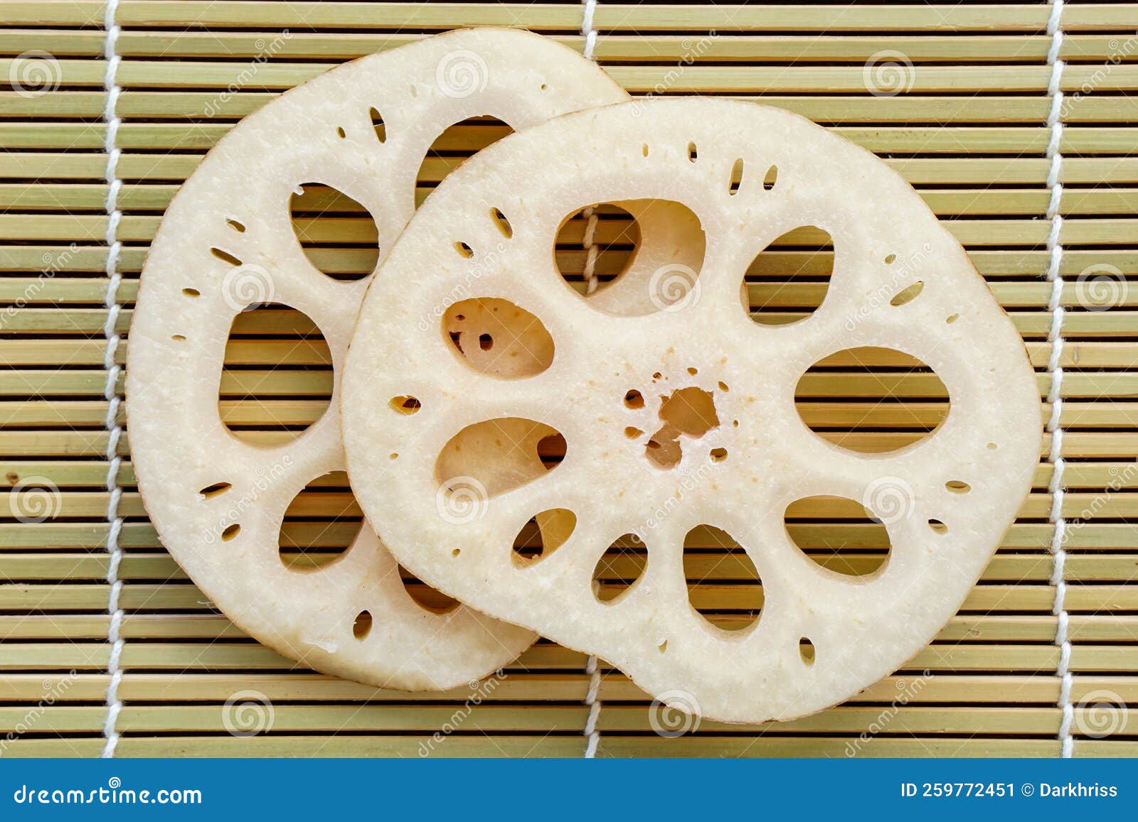 Lotus Root Vegetable, Japanese Renkon Stock Image Image of slice