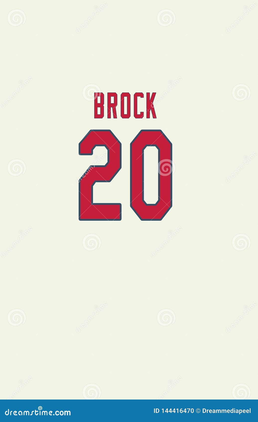 lou brock jersey number