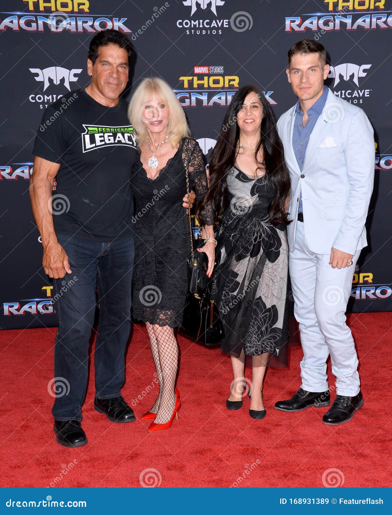 Lou Ferrigno, Frau Carla & Sohn Lou Ferrigno Jr. Redaktionelles