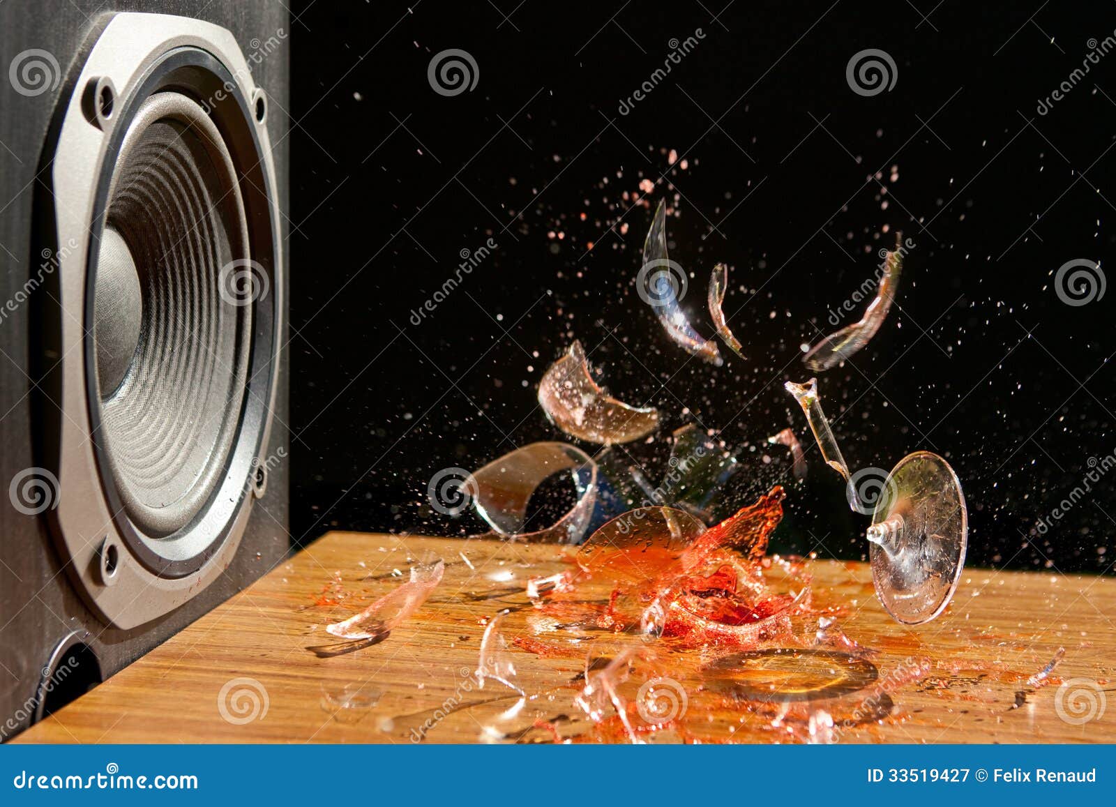 Loud Music Can Cause Damage Studio Shot Stock Image Image of bass