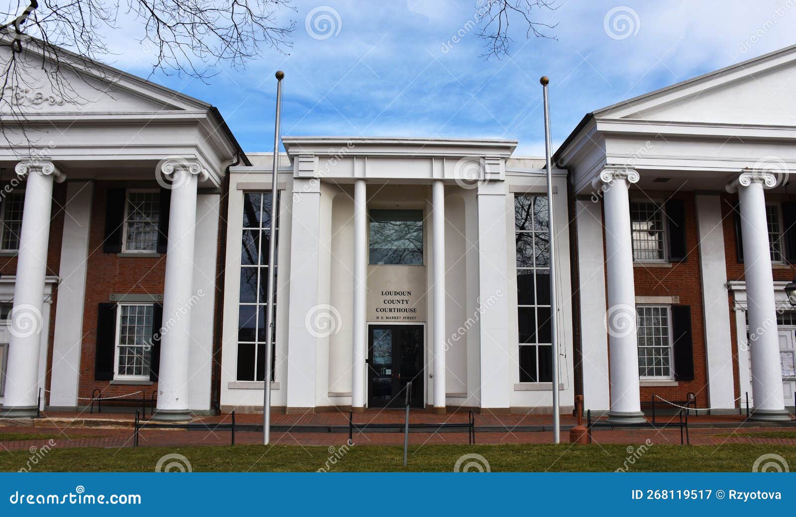 Loudoun County Courthouse in Leesburg, VA Stock Image Image of