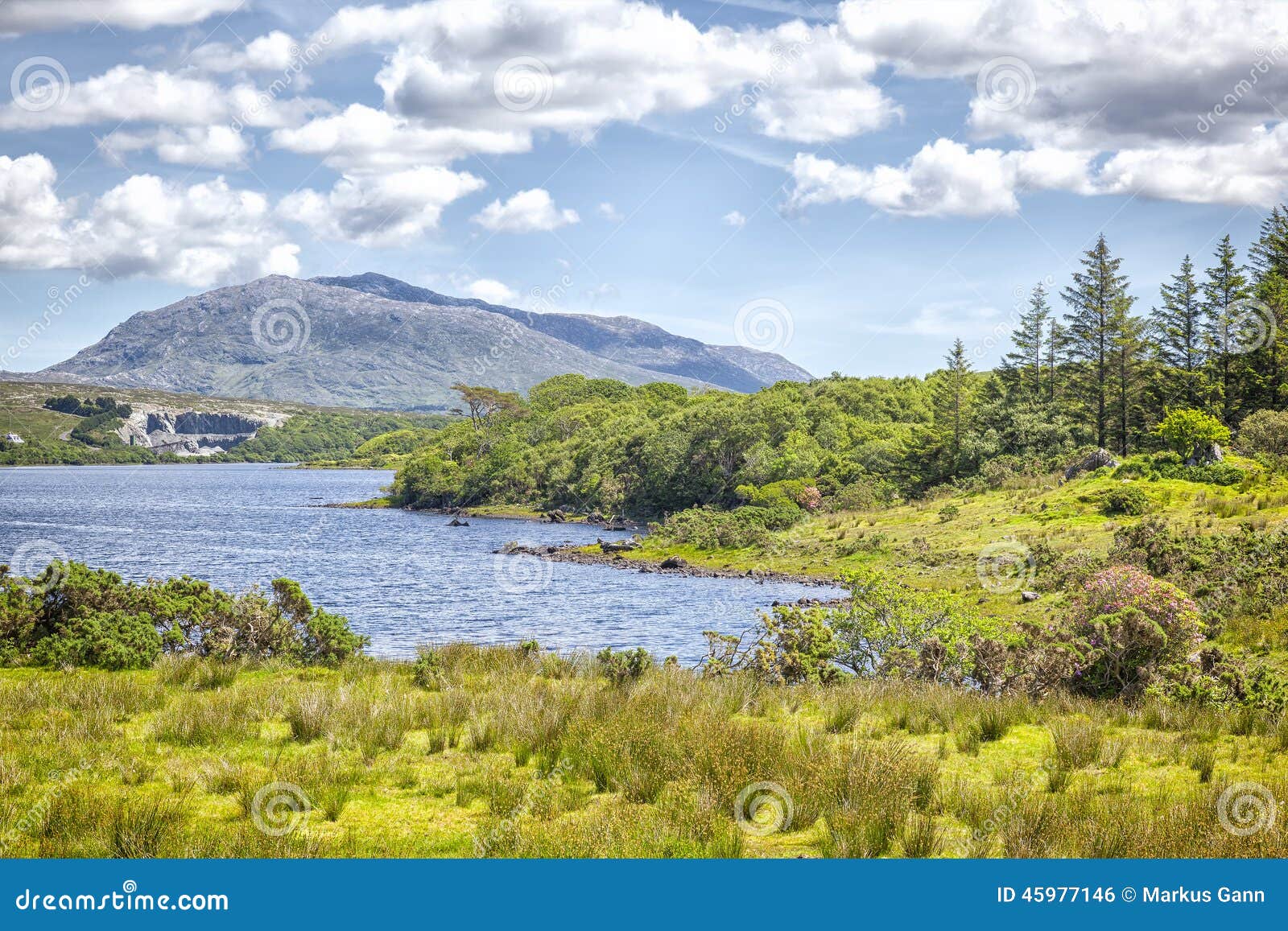 Lough Corrib Ireland stock photo. Image of field, irish - 45977146