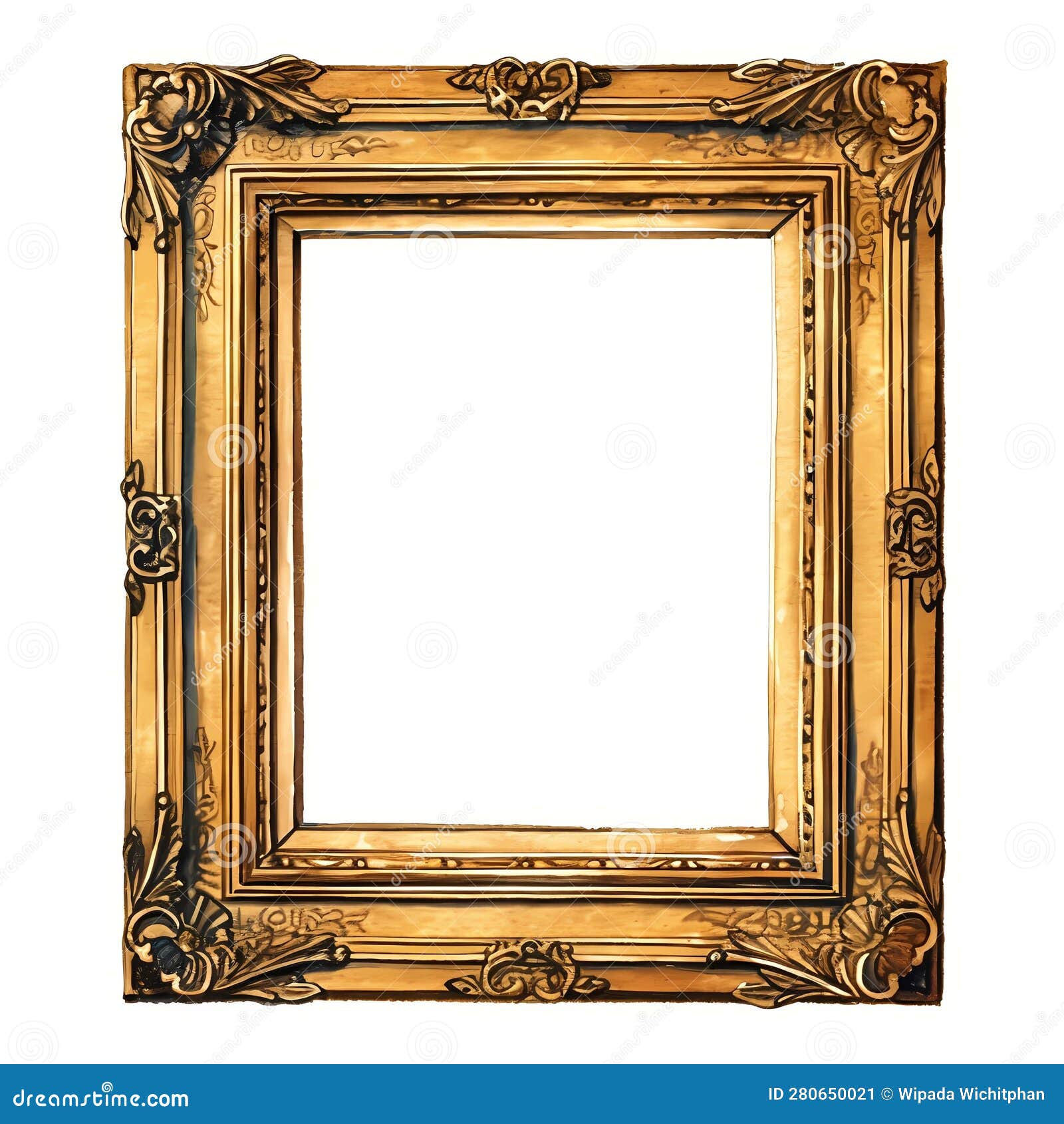 louis style frame, french frame, luxury photo frame