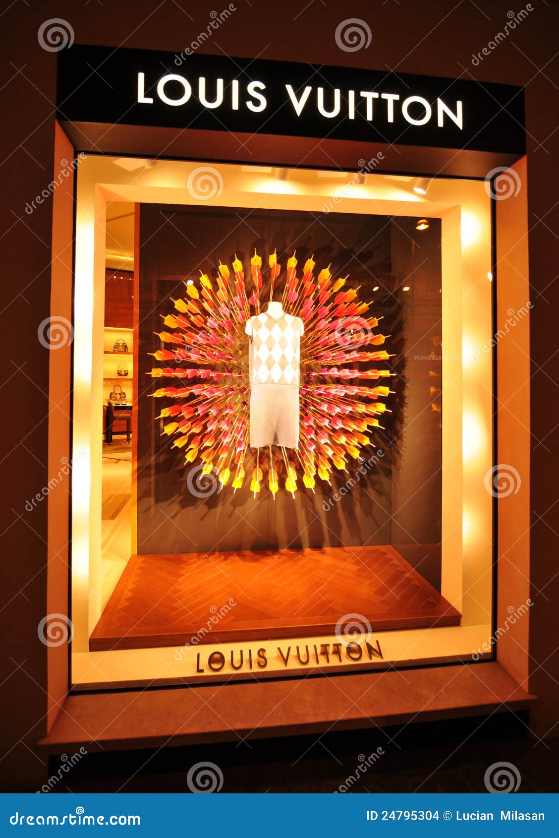 Louis Vuitton Exhibition Editorial Stock Photo - Stock Image