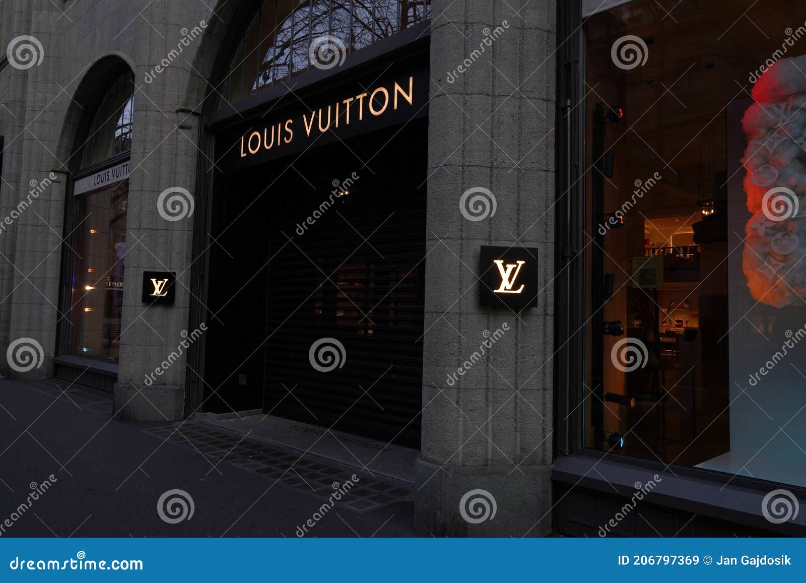 Louis Vuitton Boutique in Zurich. the French Luxury Fashion House is Famous  for Leather Handbags. Editorial Stock Image - Image of eyewear, elegant:  206797369