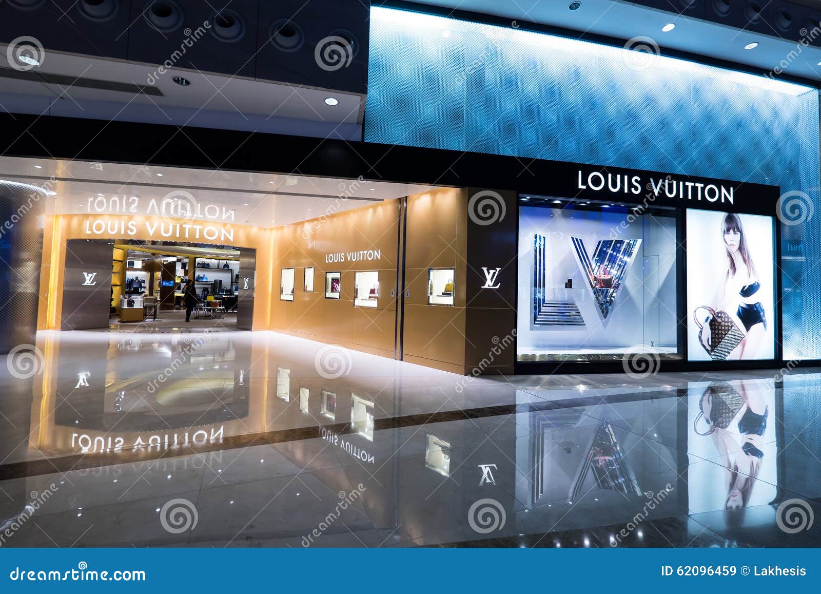 Inside View of the Store Louis Vuitton Editorial Stock Image