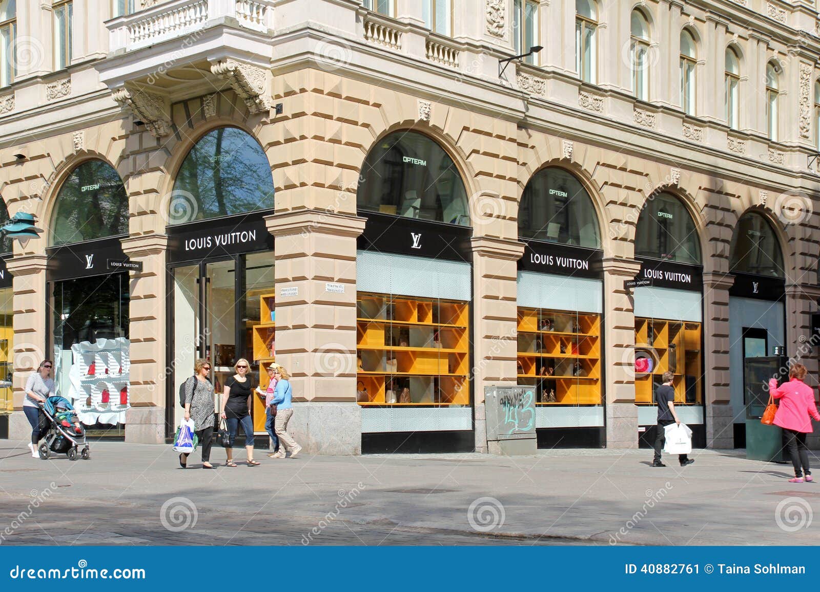 Louis Vuitton Helsinki Store, Finland Editorial Photo - Image of